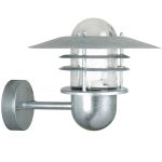 Nordlux Agger Applique Murale Brushed Aluminium | Convient pour 1x E27