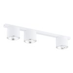 Emibig Plafonnier Nano Acier Blanc | Convient pour 3x GU10 (AR111) - Max 12W