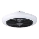 Eglo Plafondventilator Sayulita 1 ABS Wit, Zwart 25.3W 820lm - 827-865 Afstembaar Wit + RGB | Dimbaar