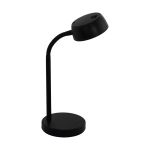 Eglo Tafellamp Cabales Zwart 4.6W 490lm - 830 Warm Wit | IP20