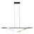 Eglo Pendelarmatuur Conaprato Staal Brushed Messing, Zwart 20W 2500lm - 827-840-865 CCT | Dimbaar