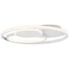 Brilliant Runda Plafondlamp Metaal Silicone Wit 45W 5200lm - 830-865 CCT | 500mm - Afstandsbediening Dimbaar