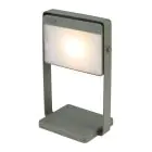 Nordlux Tafellamp Saulio Aluminium Groen 3.5W 200lm - 830 Warm Wit | IP44 - 3-Staps Dimbaar - Solar